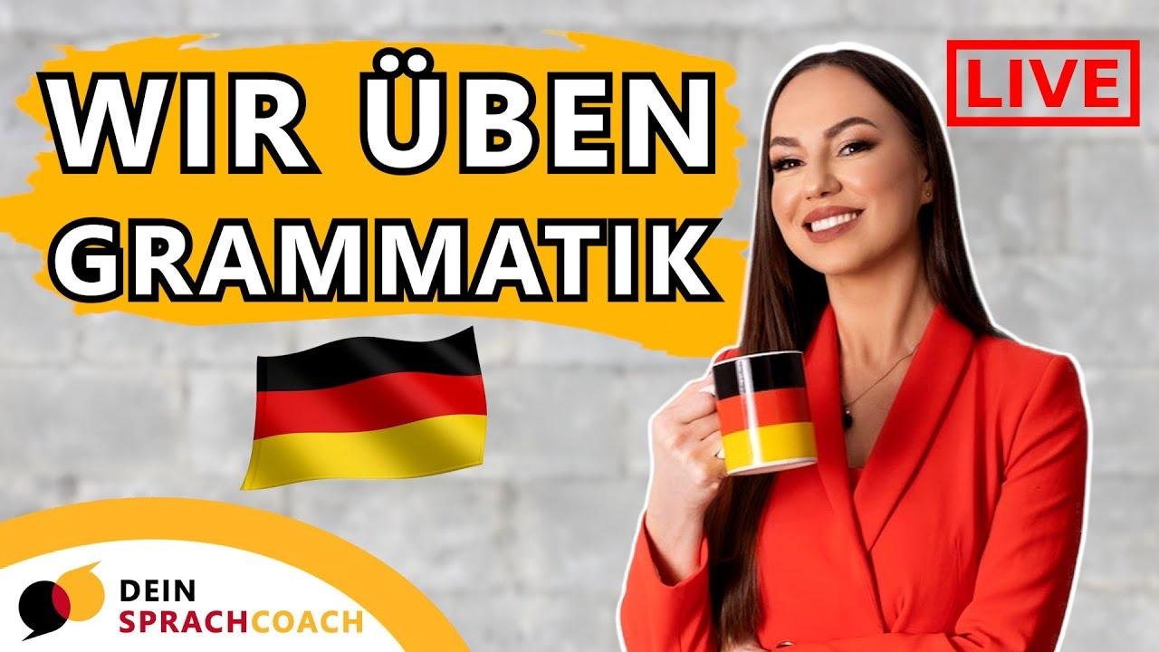 1 Stunde DEUTSCHUNTERRICHT🇩🇪 (Deutsch lernen  | Grammatik | Wortschatz | A2 | B1 | B2)