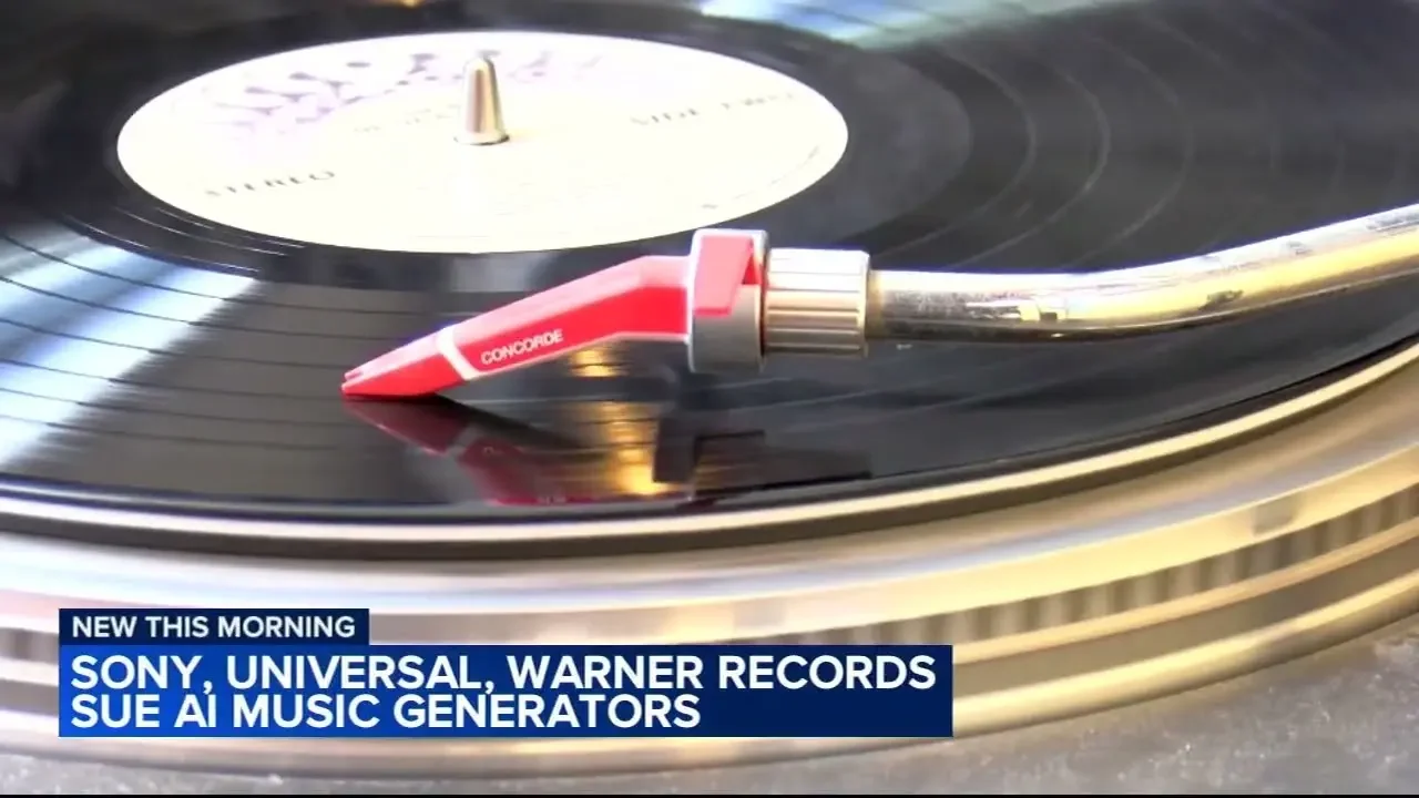 Music record labels sue AI song-generators Suno and Udio for copyright infringement