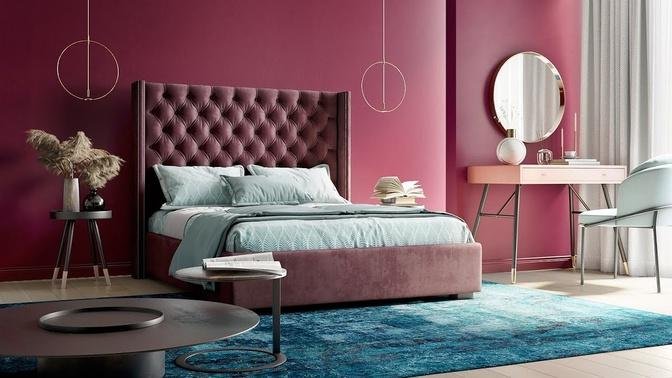 Beautiful Home - Beds with a soft headboard_ photos, types, materials, design, styles, colors