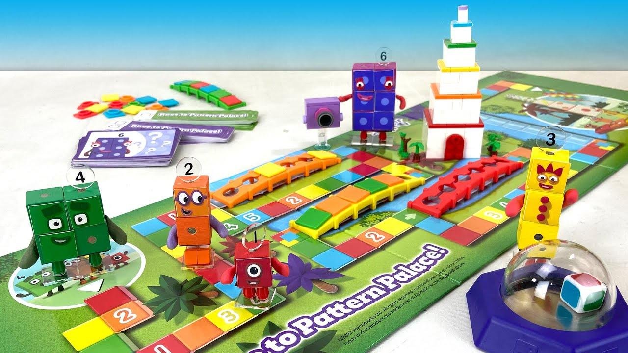 How to Play Numberblocks Race to Pattern Palace Board Game | Videos ...