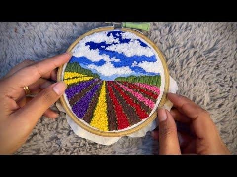 Floral embroidery tutorial || Embroidery for Beginners || Let’s Explore