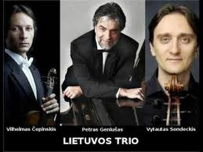 The Lithuanian Trio in Rehearsal: Čepinskis/Sondeckis/Geniušas,