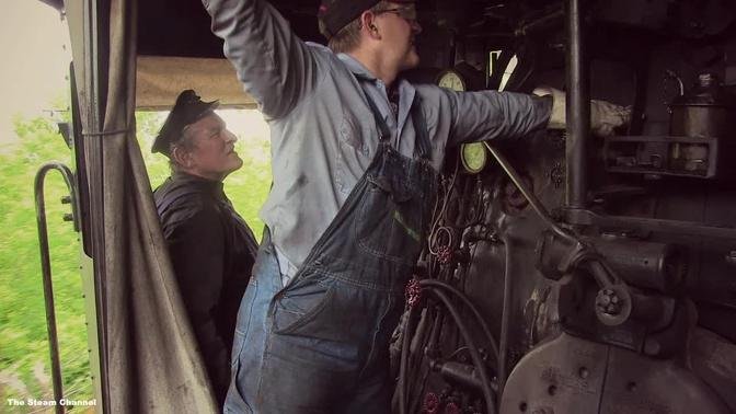Illinois Railway Museum: Frisco 1630 Steam Cab Ride IRM Steam