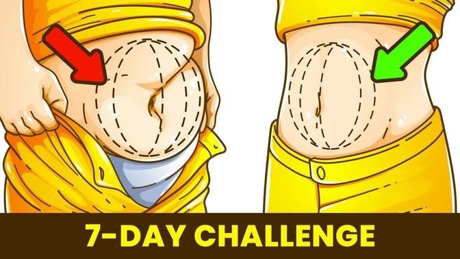 7-DAY BELLY TONE CHALLENGE: ABS WORKOUT TO SHRINK STOMACH FAT FAST