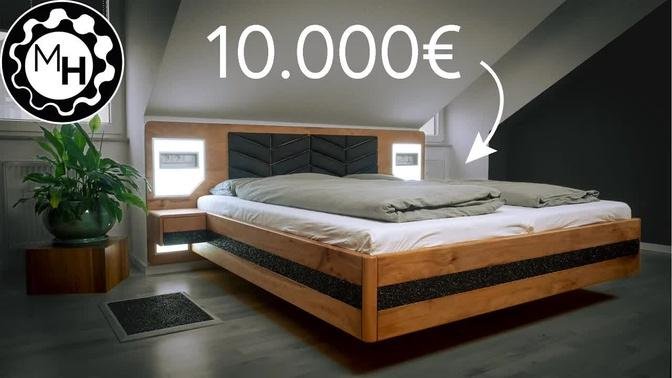 Homemade 10,000€ Bed || 4 Unique Features