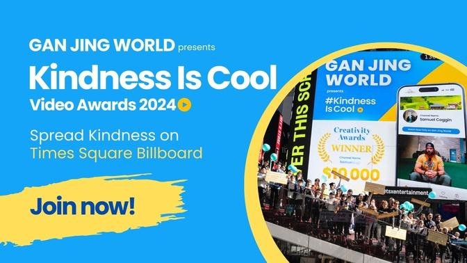 Kindness Is Cool Award Ceremony at Times Square and Call for Participation of #KindnessIsCool Video Contest 2024