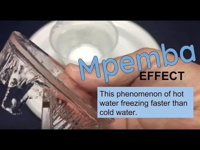 Mpemba Effect (Does hot water freeze faster than cold water?)