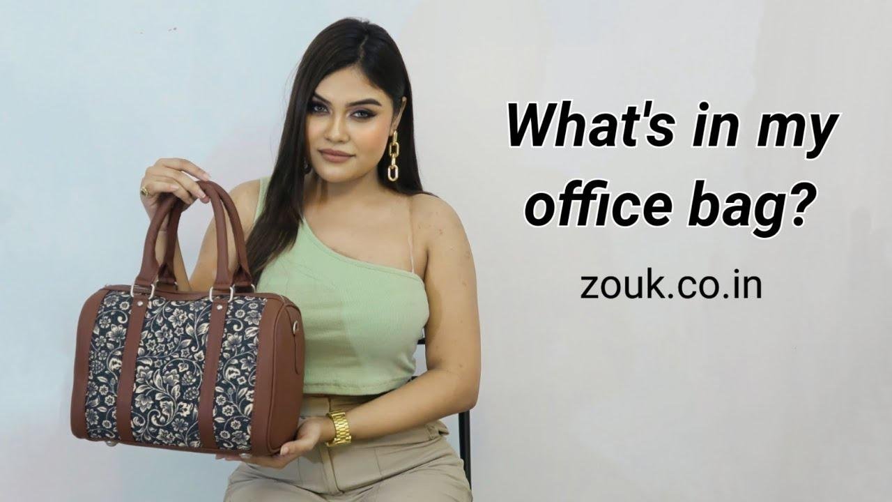 What's in my office bag? What to carry in your everyday bag? #zouk #zoukbag