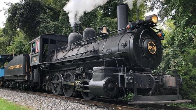 [4K] Pennsylvania 643 Steam Train