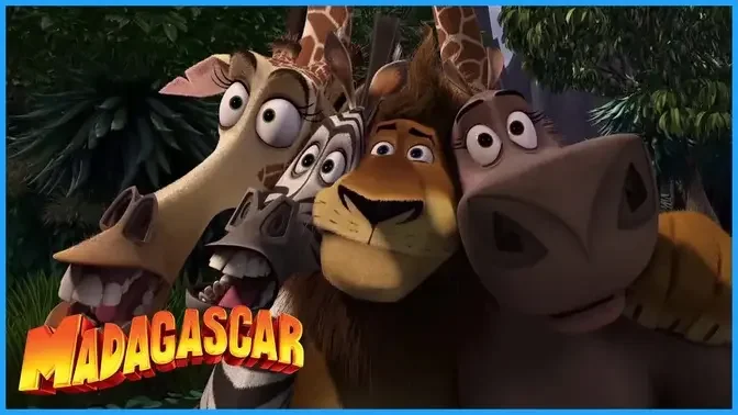 DreamWorks Madagascar | Alex Saves The Day | Madagascar Movie Clip