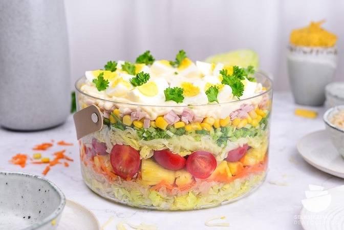 Schichtsalat als Partysalat | Articles | Selbstgemacht - Der Foodblog ...