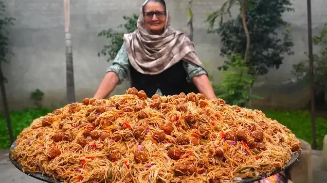 Manchurian Nooldes Prepared By Our Granny | Noodles Recipe | Street Food | Veg Recipes