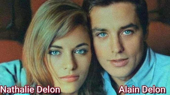 Alain Delon and Nathalie Delon, the woman he had married - French Famous Classic Actor, Actress