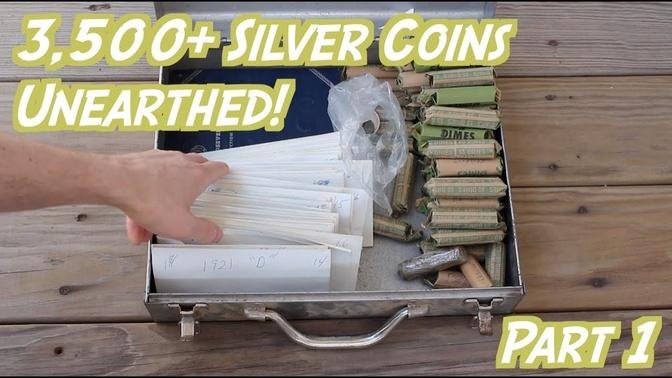 Epic Haul of Actual Buried Treasure! Thousands of Silver Coins! (Part 1)
