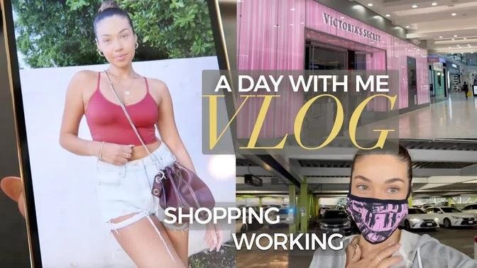 SPEND THE DAY WITH ME | INSTA PICS & WORKING | Eman