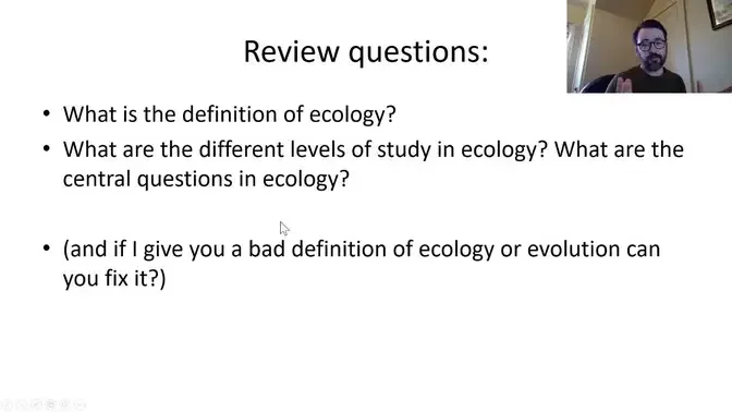 Plant Ecology module 1.4 - Discussion and review 
