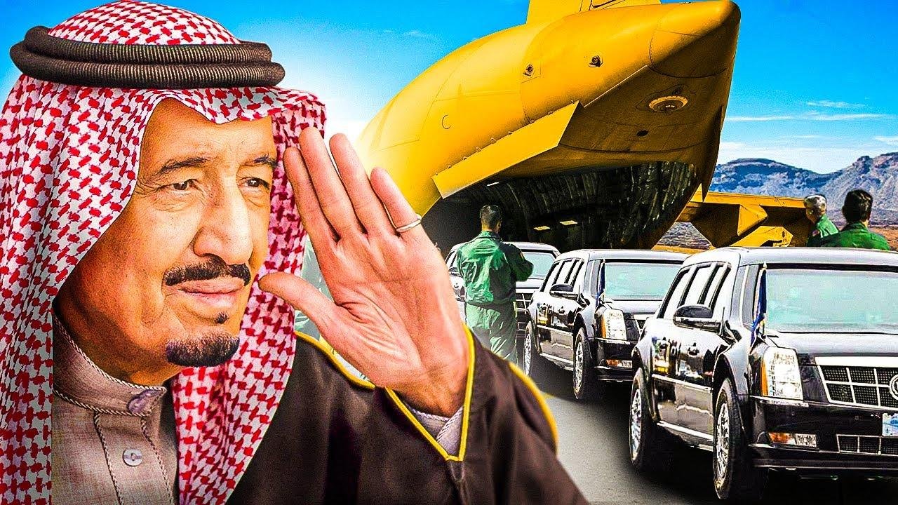 How The Saudi King Travels with 500 Limos & 506 Tons of Luggage