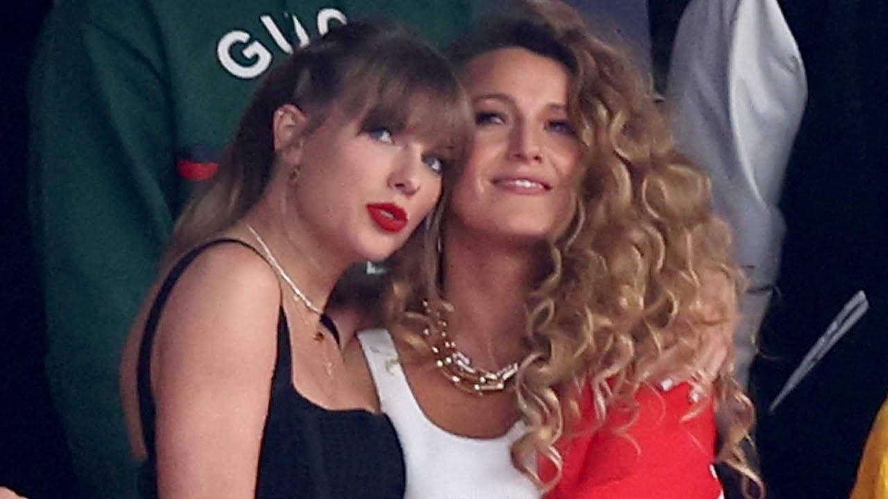 Taylor Swift Joins Blake Lively To Cheer On Travis Kelce At Super Bowl LVIII