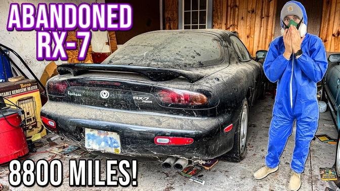First Wash in 23 Years: Barn Find FD RX-7 With 8800 Original ...