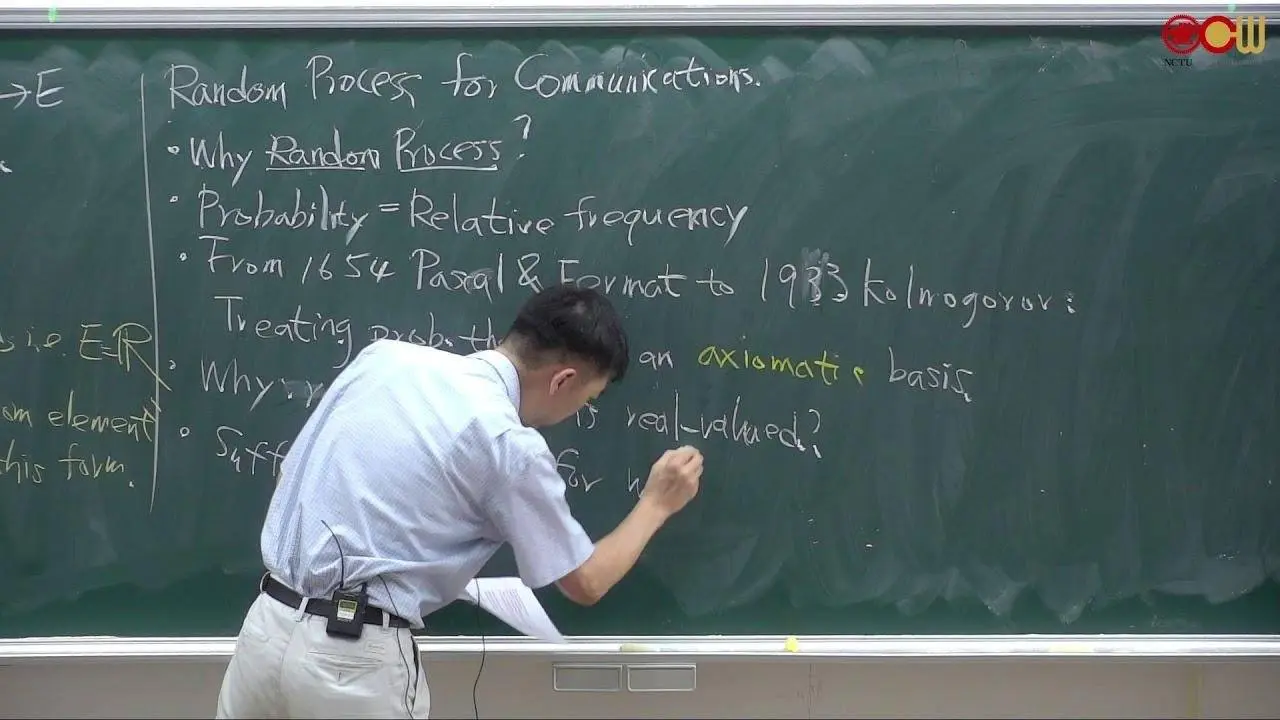 Lec02 通訊系統導論 (通訊原理一) CH.1 隨機過程 Random Process (2/10)