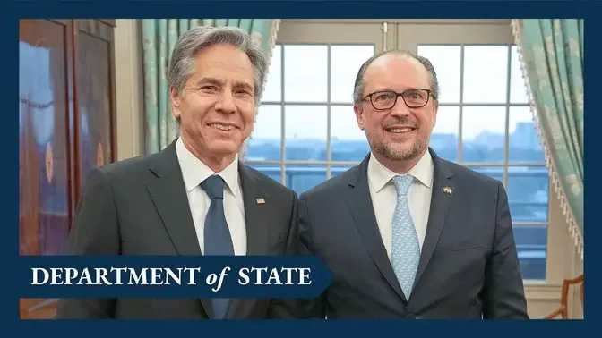 Secretary Blinken meets with Austrian Foreign Minister Alexander Schallenberg