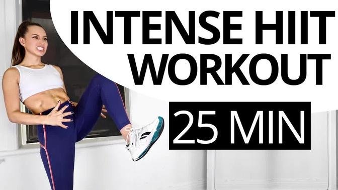 HIIT WORKOUT CALORIE BURNING | 2 WEEKS TO GET LEAN CHALLENGE | With Beginner - No Jump Options