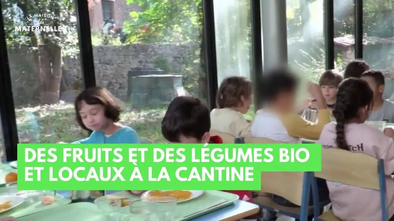 Des fruits et des légumes bio et locaux à la cantine - La Maison des maternelles #LMDM