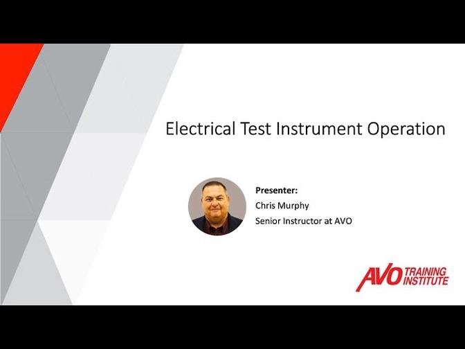 Electrical Test Instrument Operation