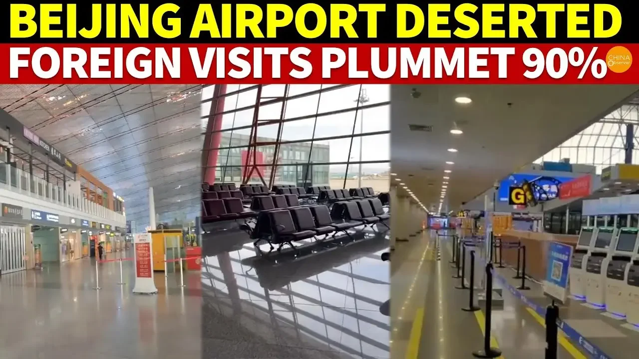 Beijing Airport Deserted: Foreign Visits Plummet 90%, 50 Million Fewer Passengers Expected in 2023