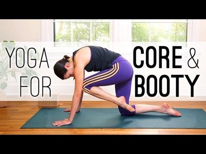 Yoga for Core (and Booty!) - 30 Minute Yoga Practice - Yoga With ...