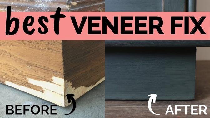 Repairing Veneer with Wood Filler | BEST WAY