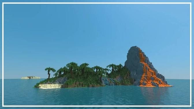 Tropical Island | Minecraft Timelapse