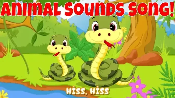 The Animal Sounds Song! ｜ Learn Animal Sounds Song for Toddlers & Children