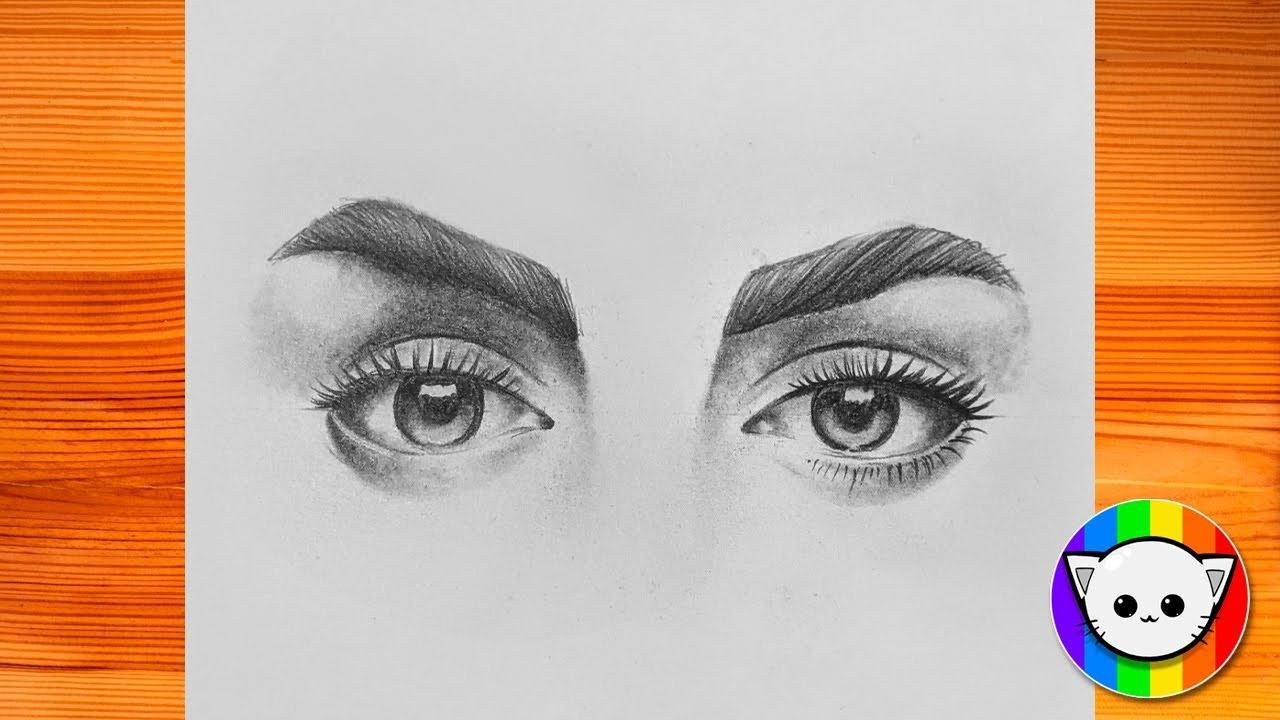 How to draw realistic eyes step by step || Pencil drawing tutorial