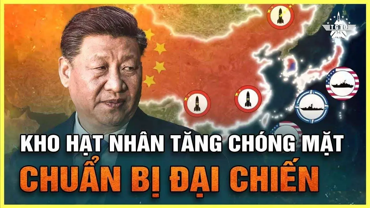 Ông Tập Chuẩn Bị Tấn Công Đài Loan, Kho Vũ Khí Hạt Nhân TQ Tăng Chóng Mặt
