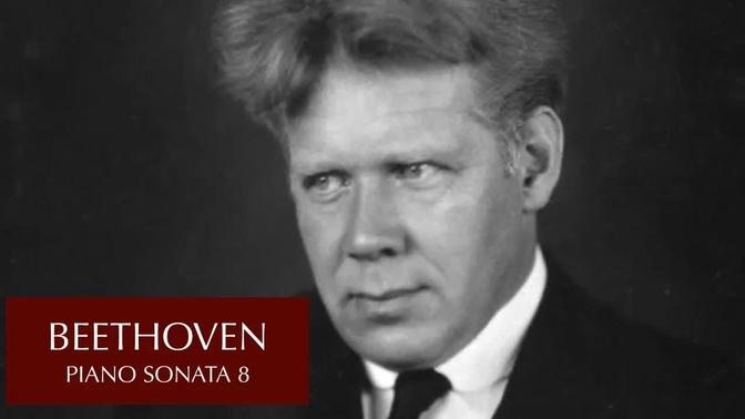 Beethoven, Piano Sonata No.8 in C Minor, Op.13 / Edwin Fischer ( 1952 )