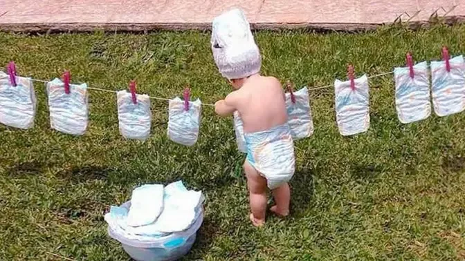 Try Not To Laugh : Funny Baby Doing House Work | Funny Kids