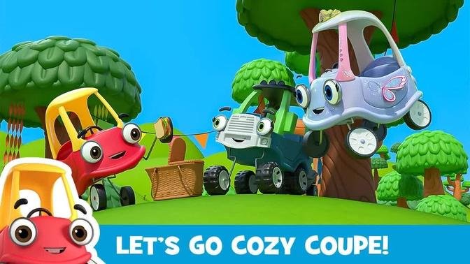 1 HOUR OF COZY COUPE | Too Much CAR-bage + More | Kids Cartoons | Let's Go Cozy Coupe 🚗