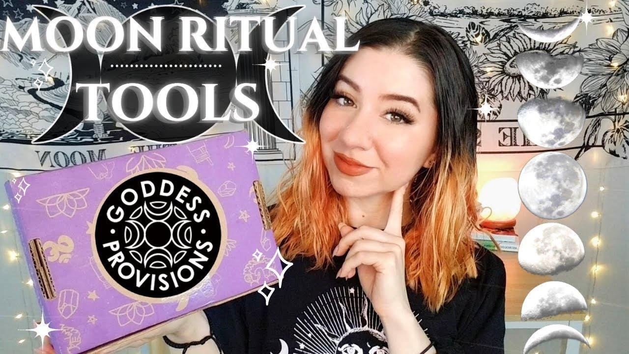 GODDESS PROVISIONS Box 🌙 "Moon Goddess" Unboxing ✨Witchy Tools for the MOON PHASES 🌓 November 2021