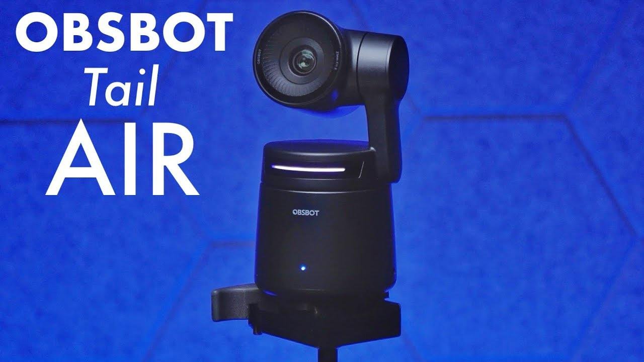 OBSBOT Tail Air 4K PTZ Streaming Camera with Insane AI Tracking!
