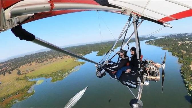 Flying a Powered Hang Glider