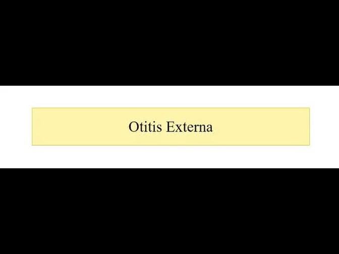Otitis Externa