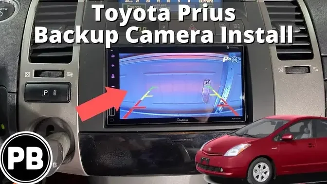 2004 - 2009 Toyota Prius Backup Camera Install