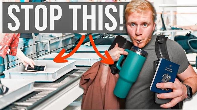 AVOID These TSA Line MISTAKES (10 Airport Security Tips)