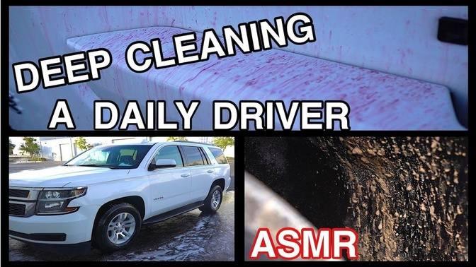 Deep Cleaning A NASTY Daily Driven Chevy Tahoe _ Extremely Satisfying ...