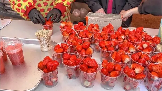 Một ngày ăn toàn dâu ở “thành phố dâu tây” Nonsan Hàn Quốc 🍓🇰🇷🍰