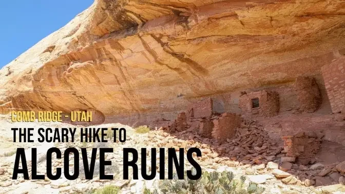 Exploring Alcove Ruins - Comb Ridge, Utah