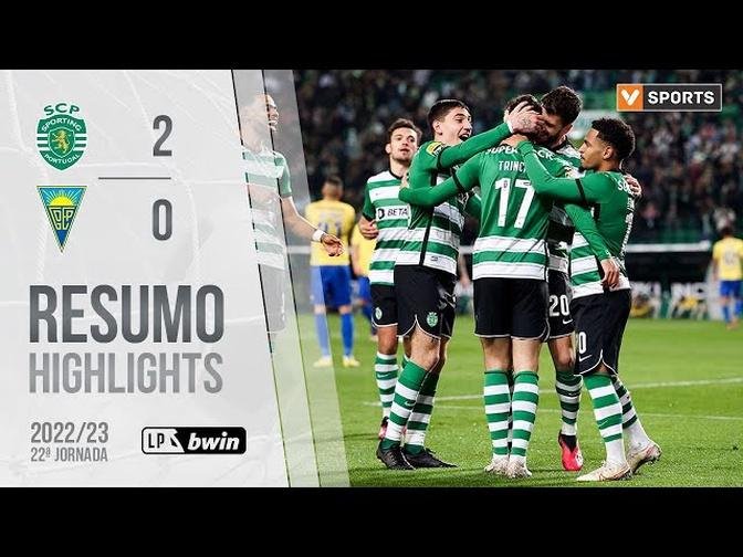 Highlights | Resumo: Sporting 2-0 Estoril Praia (Liga 22/23 #22)