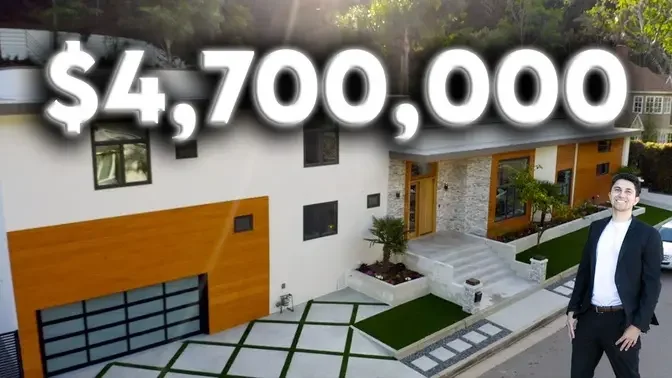 Incredible $4.7 Million Modern Home in BEL AIR! | Los Angeles Luxury Mansion Tour