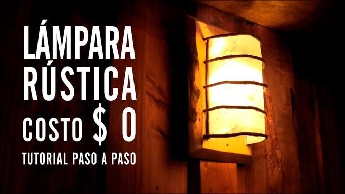 LAMPARA DECORACION RUSTICA $ 0